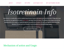 Tablet Screenshot of isotretinoin-info.com